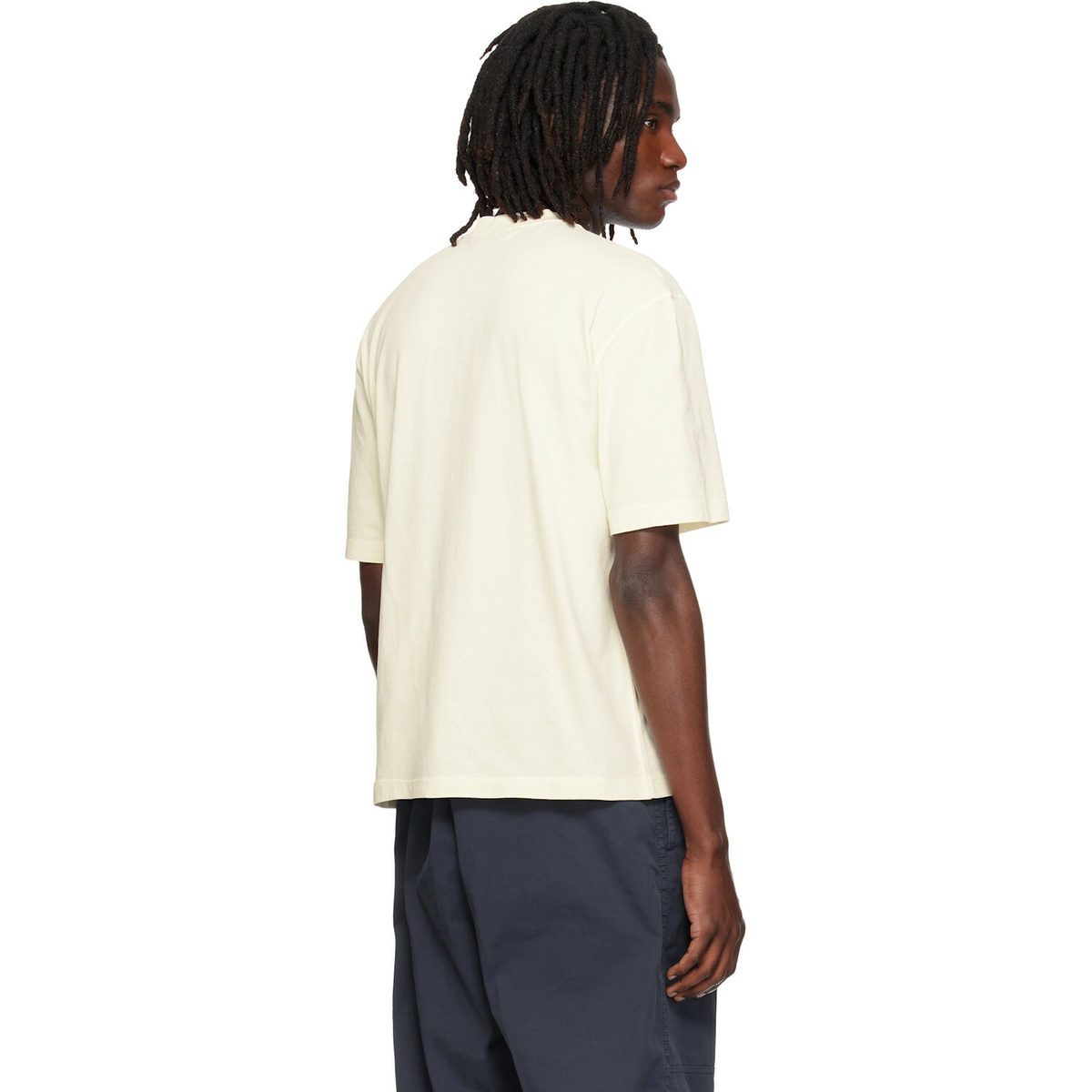 Stone Island Off-White 2100030 Combed Organic Cotton Jersey T-shirt