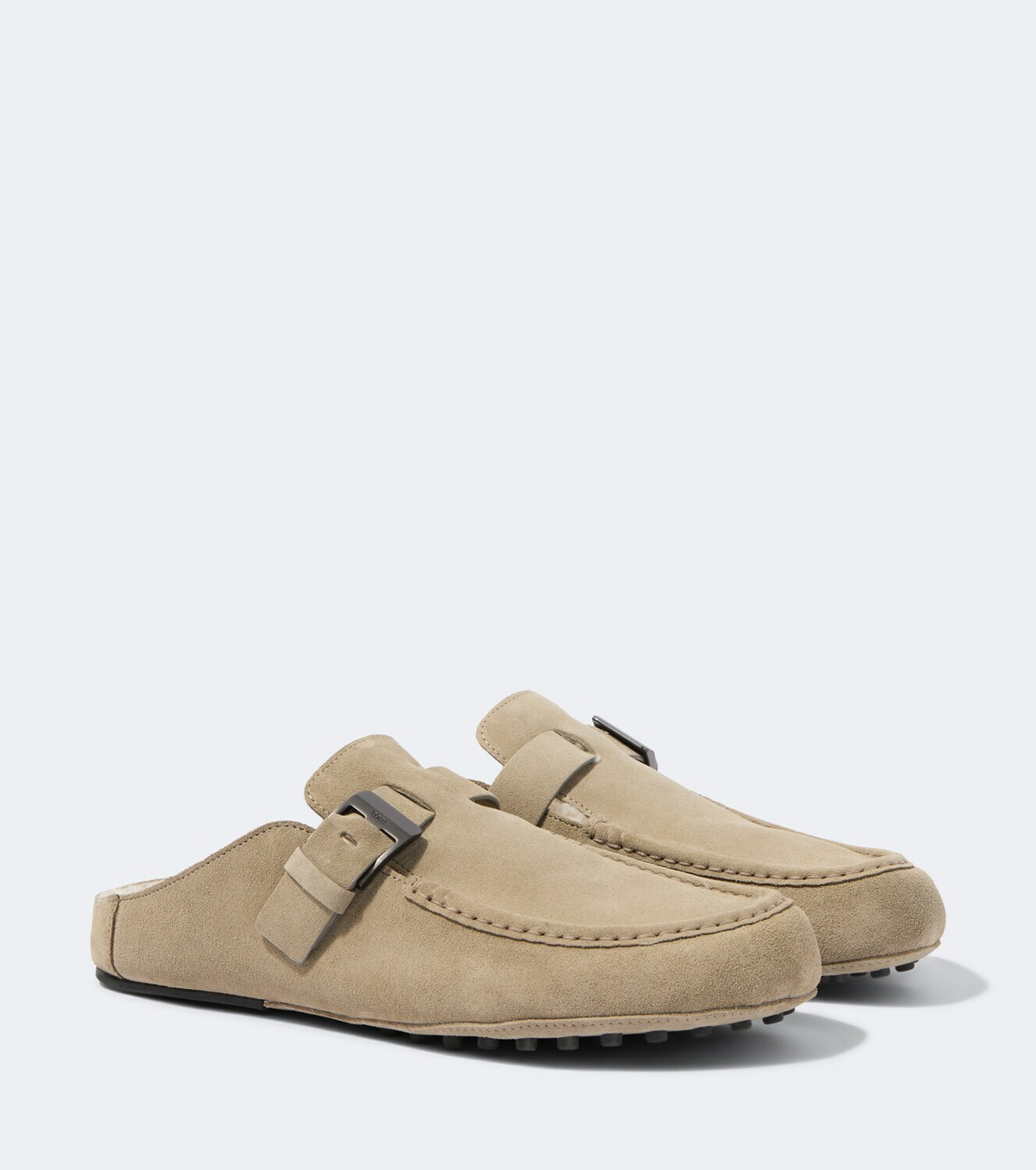 Tod's Gommino® shearling-lined suede mules