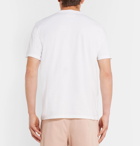Folk - Embroidered Printed Cotton-Jersey T-Shirt - Men - White