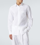 Dolce&Gabbana Embroidered linen shirt