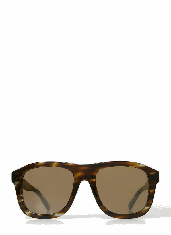 Photo: Gucci - GG1316S Square Sunglasses in Brown