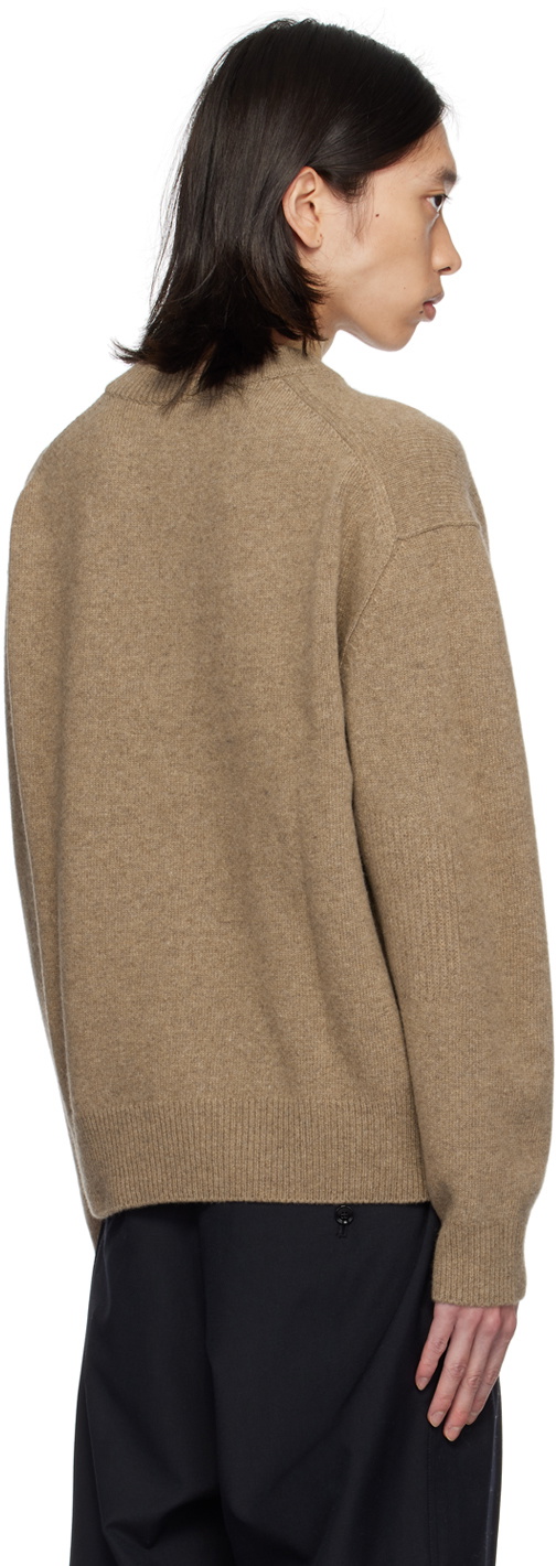 LE17SEPTEMBRE Beige Crewneck Sweater