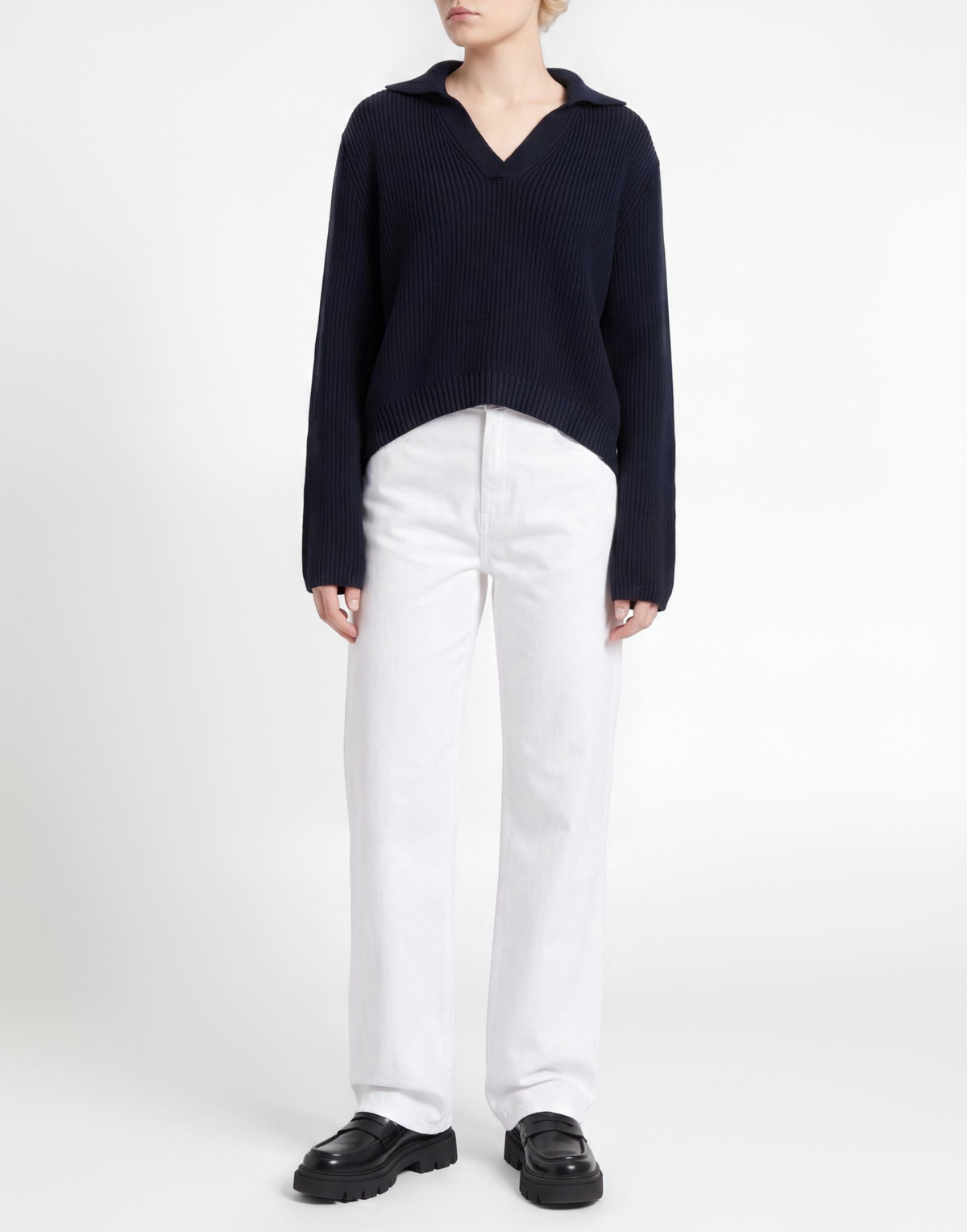 Peserico Womens Sweater in Navy
