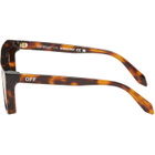 Off-White Brown Bridgeport Sunglasses