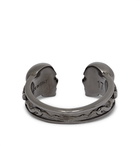 Alexander McQueen - Skull Gunmetal-Tone Ring - Black