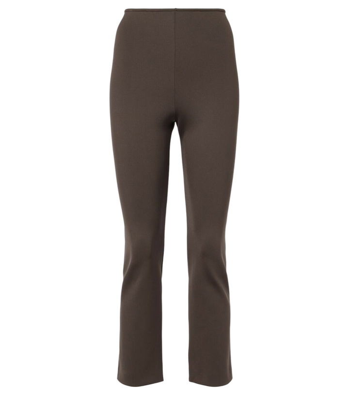 Photo: Fforme Shim cropped jersey slim pants