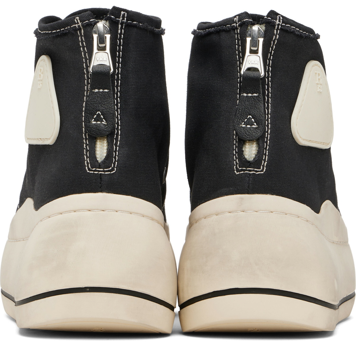 R13 Black Kurt High Top Sneakers