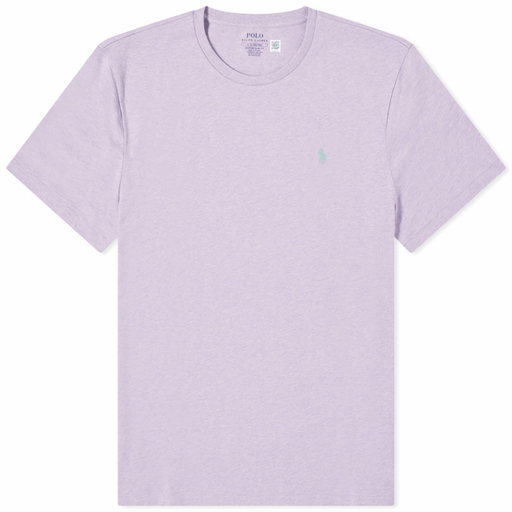 Photo: Polo Ralph Lauren Men's Custom Fit T-Shirt in Pastel Purple Heather