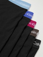 Calvin Klein Underwear - Five-Pack Stretch-Cotton Boxer Briefs - Black