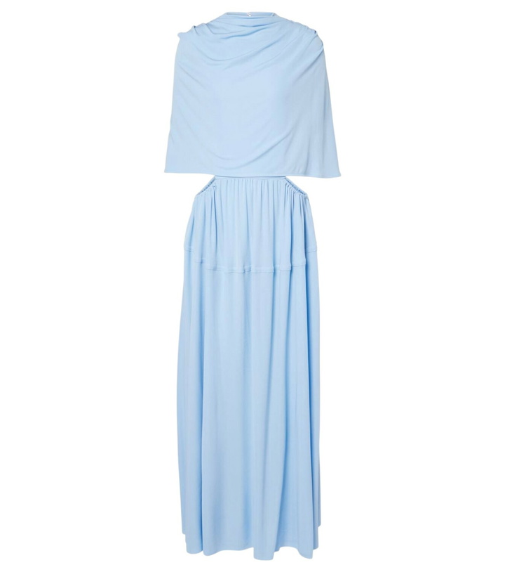Photo: Proenza Schouler Frankie caped jersey maxi dress