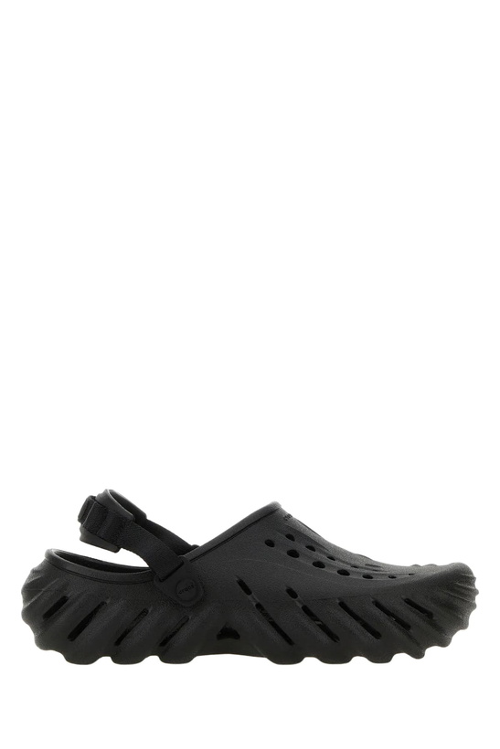 Photo: Crocs Black Croslite Echo Clog Mules