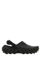 Crocs Black Croslite Echo Clog Mules