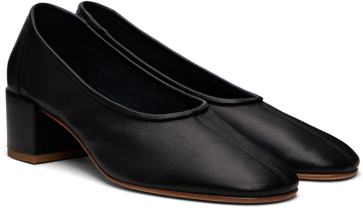 BY FAR Black Prudence 45 Heels