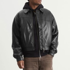 Dime Men's Debossed Wavy Jacket in Black