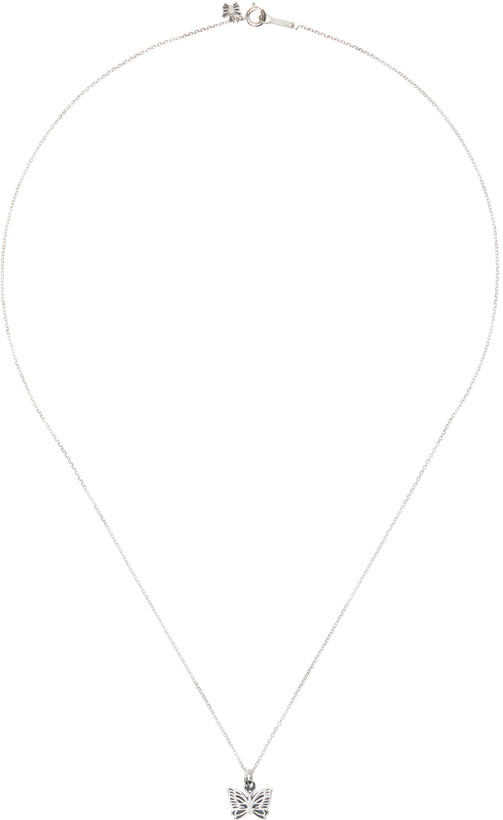 Photo: NEEDLES Silver Papillon Necklace