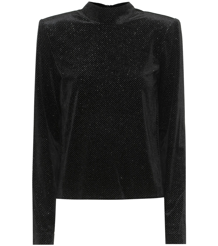 Photo: Rta - Freddie metallic velour top