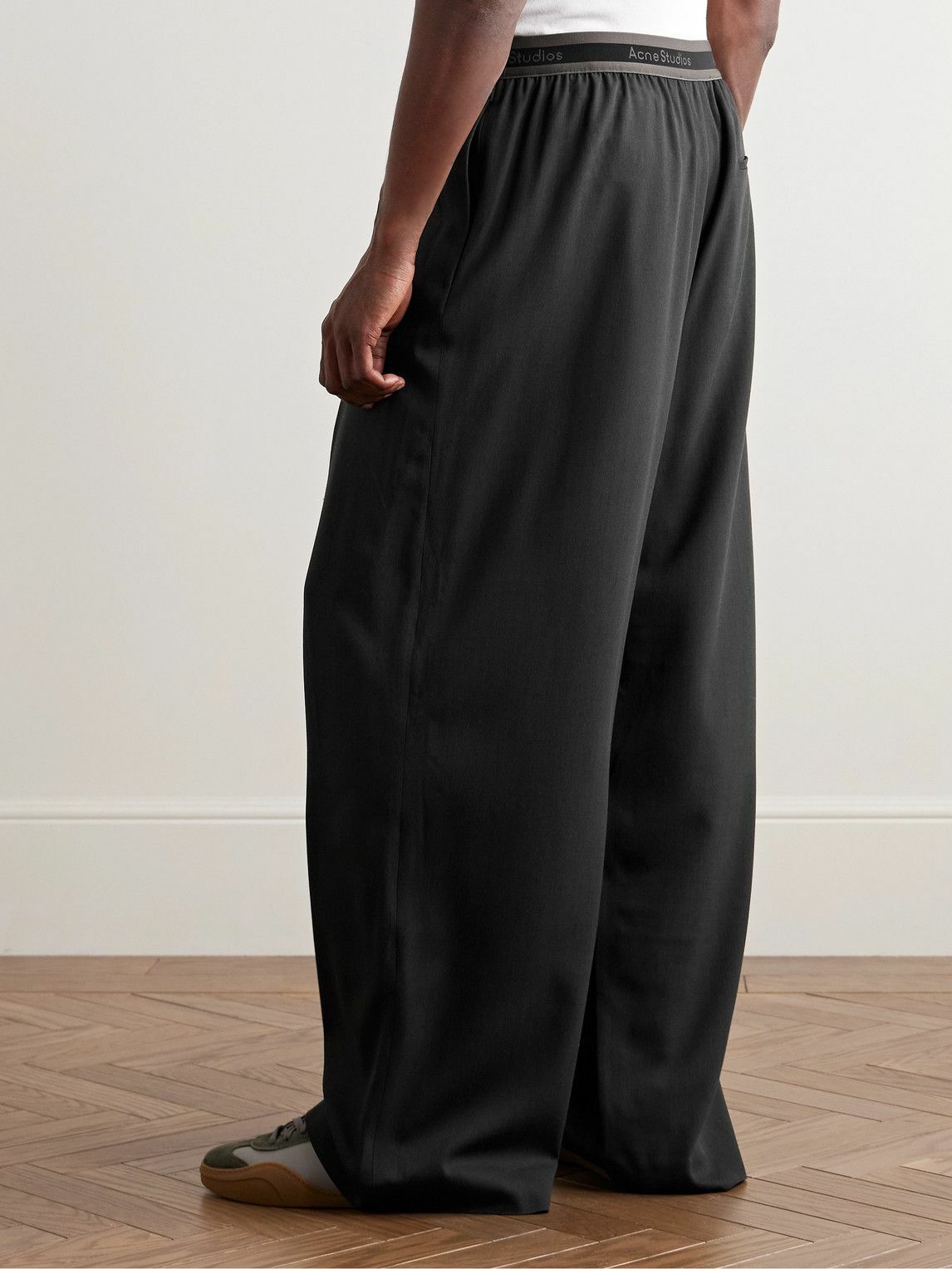 Acne Studios - Pimono Straight-Leg Pleated Gabardine Trousers