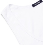 TOM FORD - Ribbed Cotton and Modal-Blend Jersey Tank Top - White