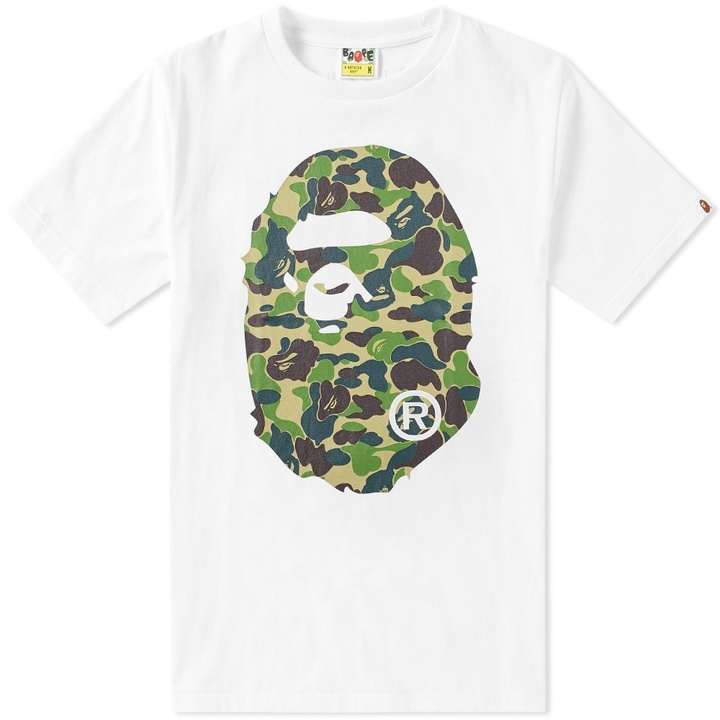 Photo: A Bathing Ape ABC Camo Big Ape Head Tee