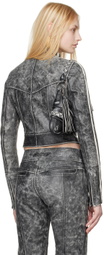 KNWLS Black Claw Leather Jacket