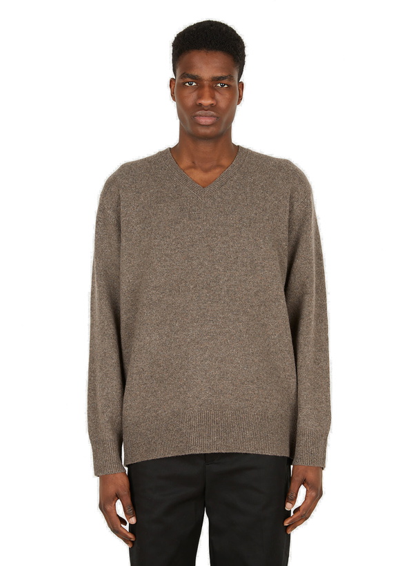 Photo: V-neck Sweater in Brown