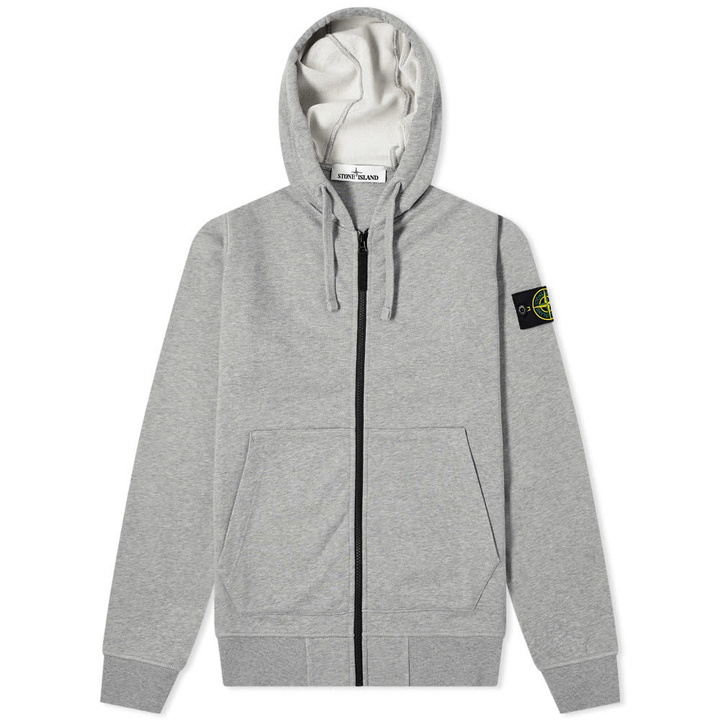 Photo: Stone Island Garment Dyed Zip Through Hoody