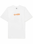 adidas Originals - Logo-Print Cotton-Jersey T-Shirt - White