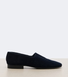 The Row Safi velvet loafers