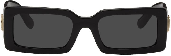 Photo: Dolce & Gabbana Black Aviator Sunglasses