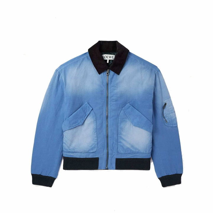 Photo: Loewe Padded Cotton Bomber Jacket