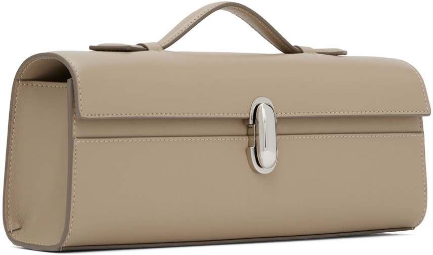 Savette ベージュ Slim Symmetry Pochette バッグ Savette Taupe Slim Symmetry Pochette Bag Savette