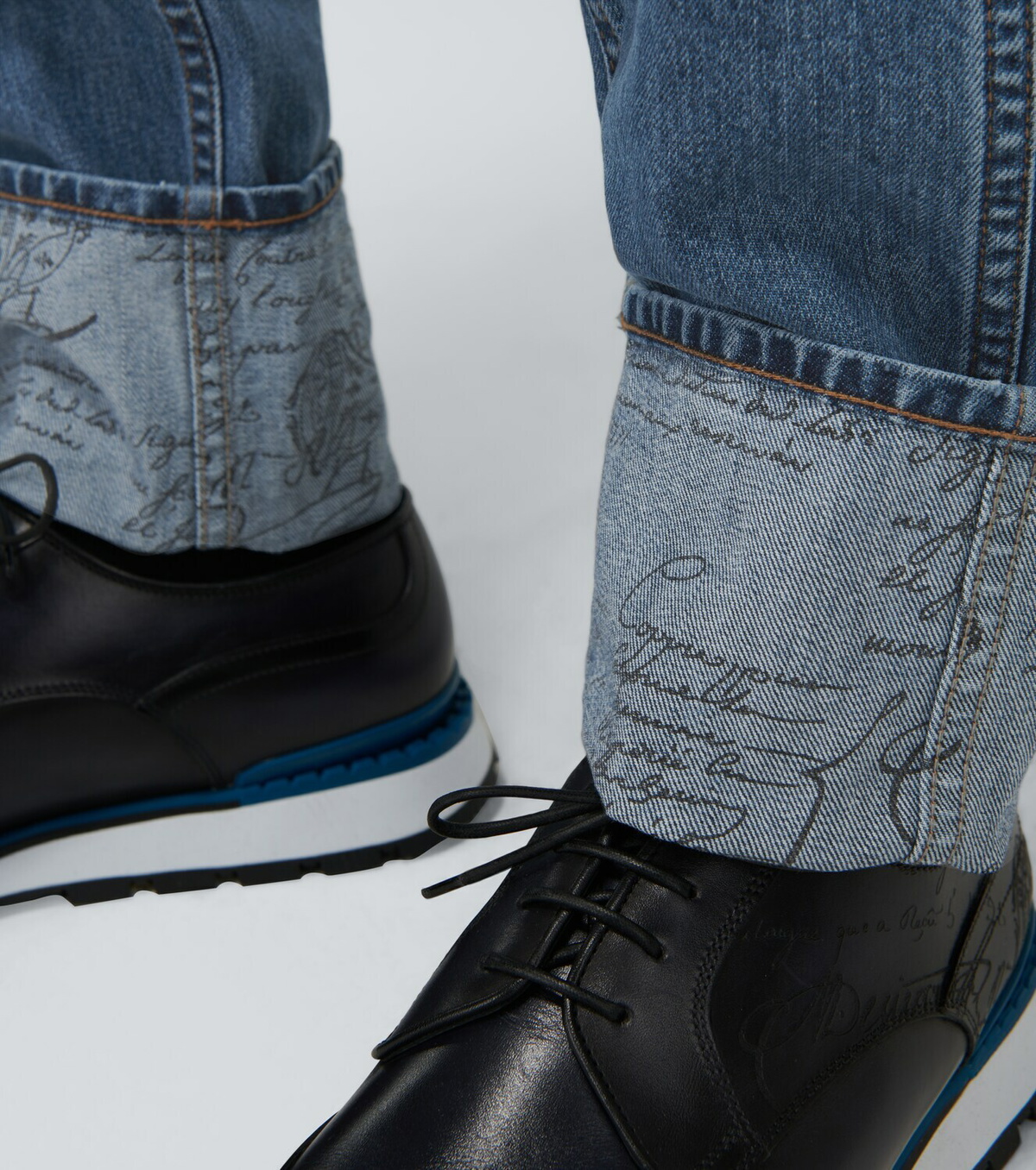 Berluti Classic five-pocket Scritto jeans
