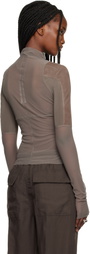 Rick Owens Taupe Temple Combo Gary Jacket