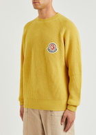 Moncler Genius X Billionaire Boys Club Ribbed Wool-blend Jumper Yellow