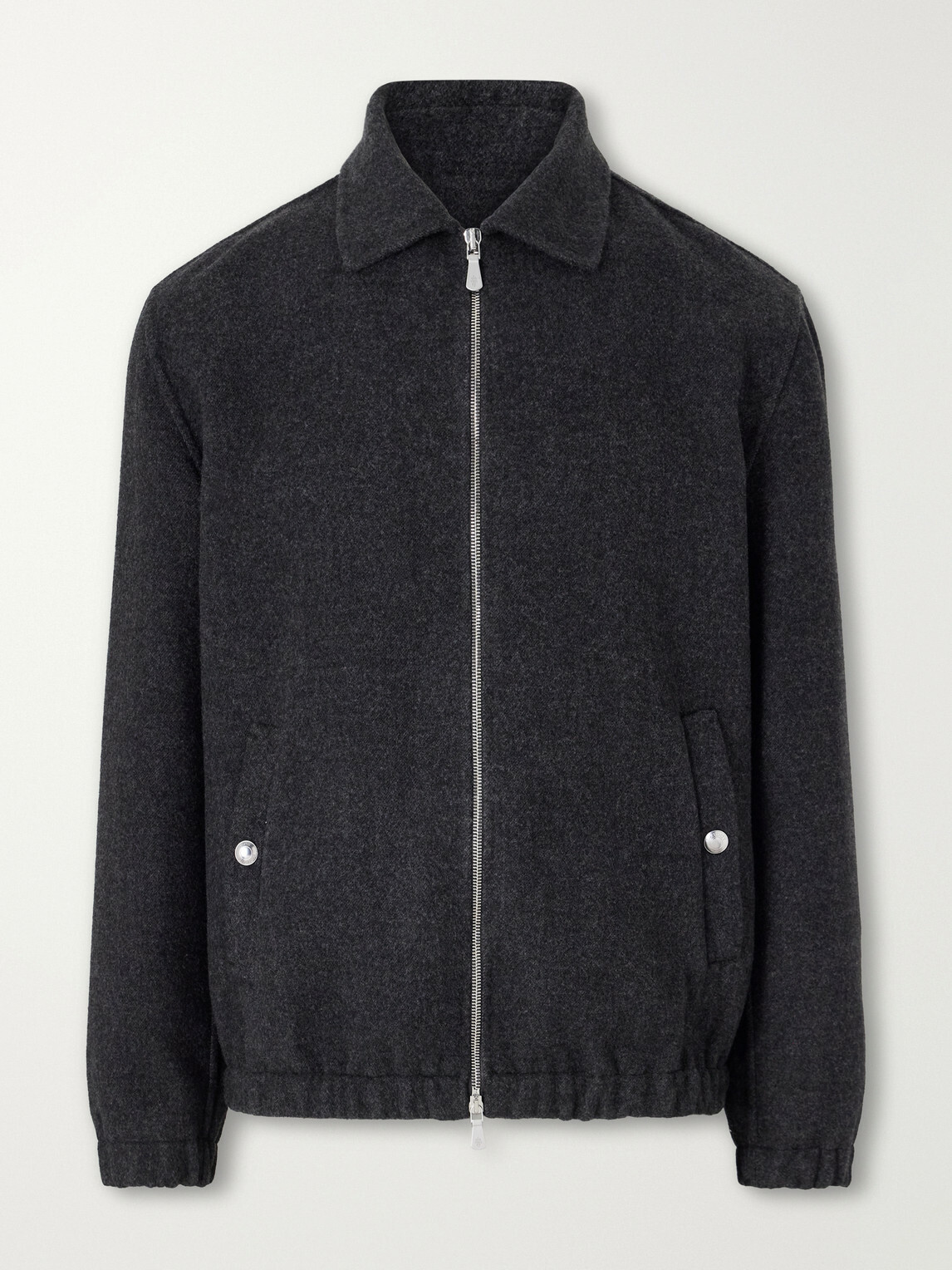 Eleventy - Wool Bomber Jacket - Gray
