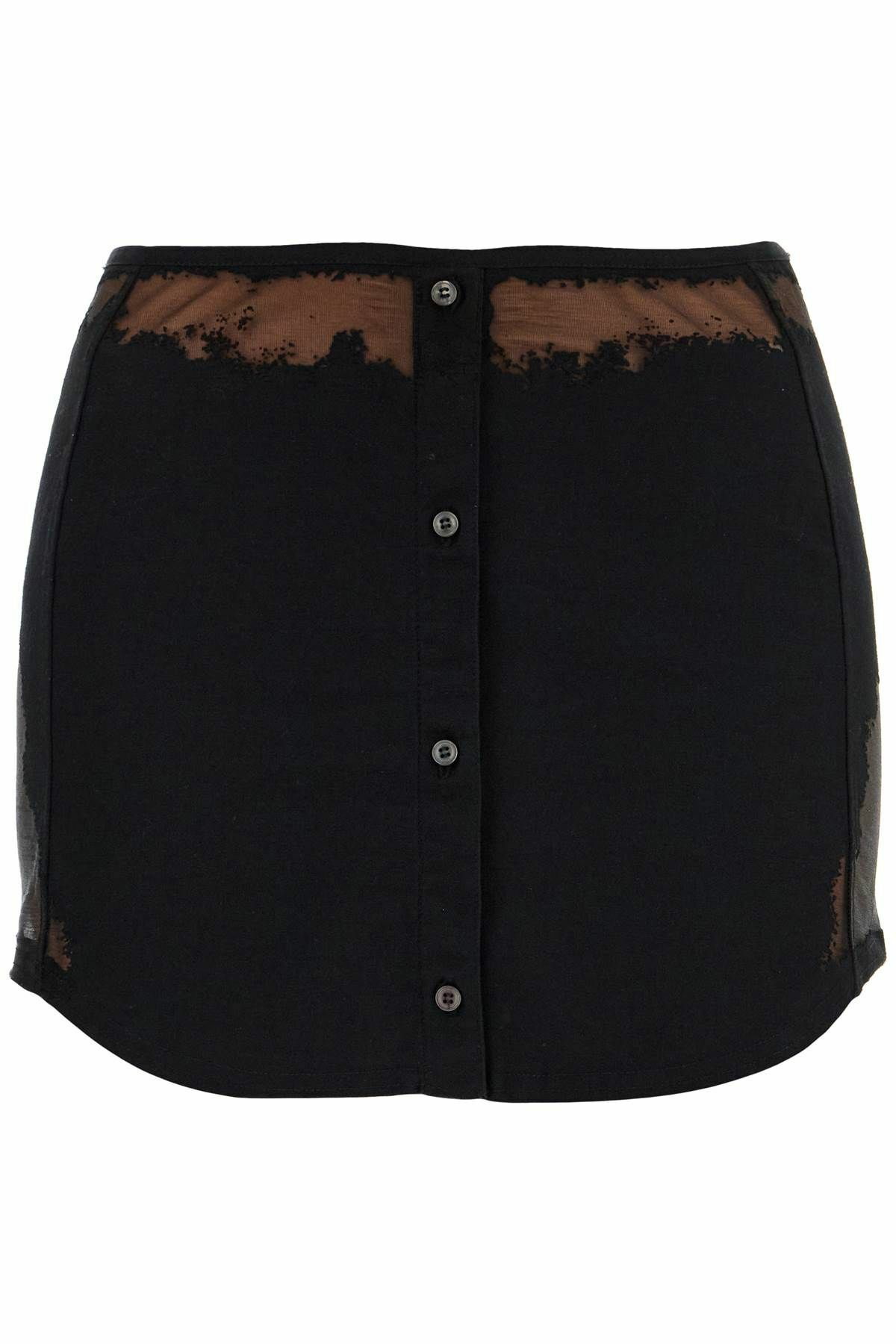 DIESEL mini skirt o-mal Black Diesel