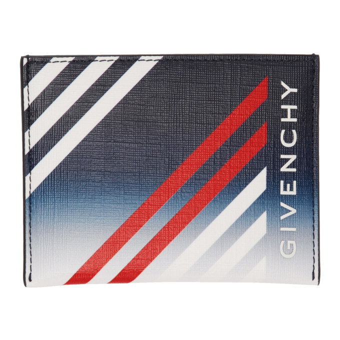 Photo: Givenchy Navy Stripes Card Holder
