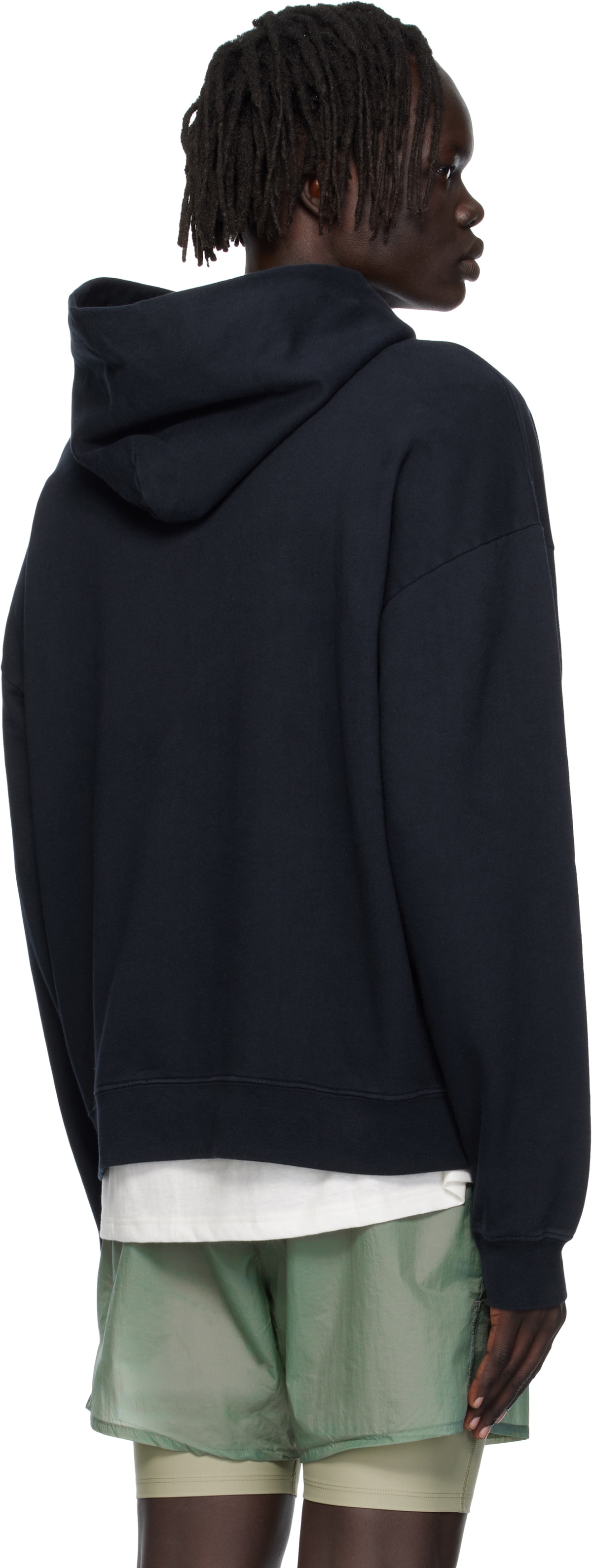 District Vision Navy California Cotton Hoodie
