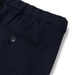 Giorgio Armani - Navy Tapered Stretch-Knit Trousers - Men - Navy