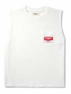 Cherry Los Angeles - Logo-Print Cotton-Jersey Tank Top - White