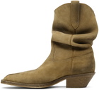 Maison Margiela Tan Tabi Western Boots