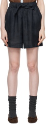 Caro Editions Navy Hannah Shorts