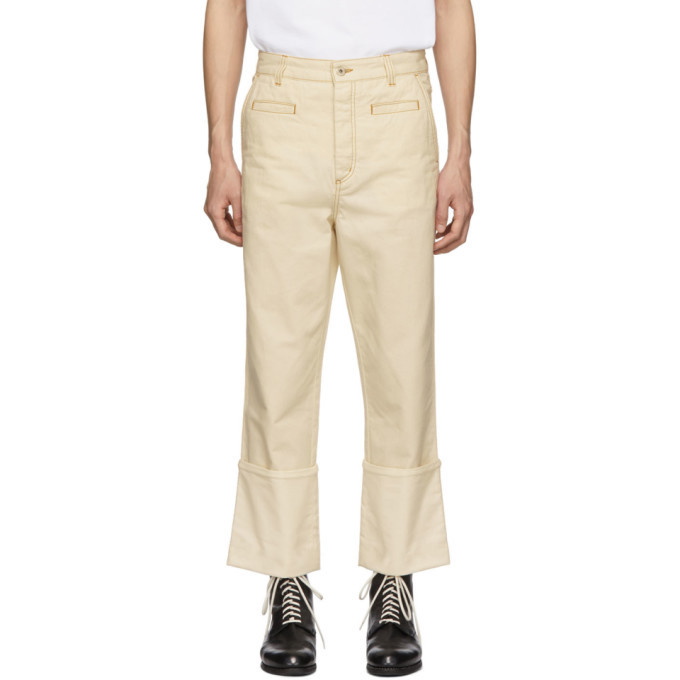 Photo: Loewe White Fisherman Jeans