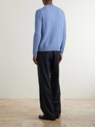 Slowear - Slim-Fit Ribbed Wool Sweater - Blue