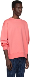 Marni Pink Rib Trim Sweatshirt