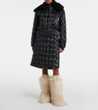 Moncler Grenoble Matelassé midi skirt