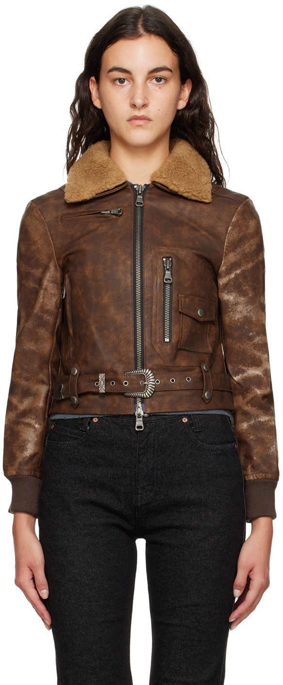 Photo: Andersson Bell Brown Austin Faux-Leather Jacket
