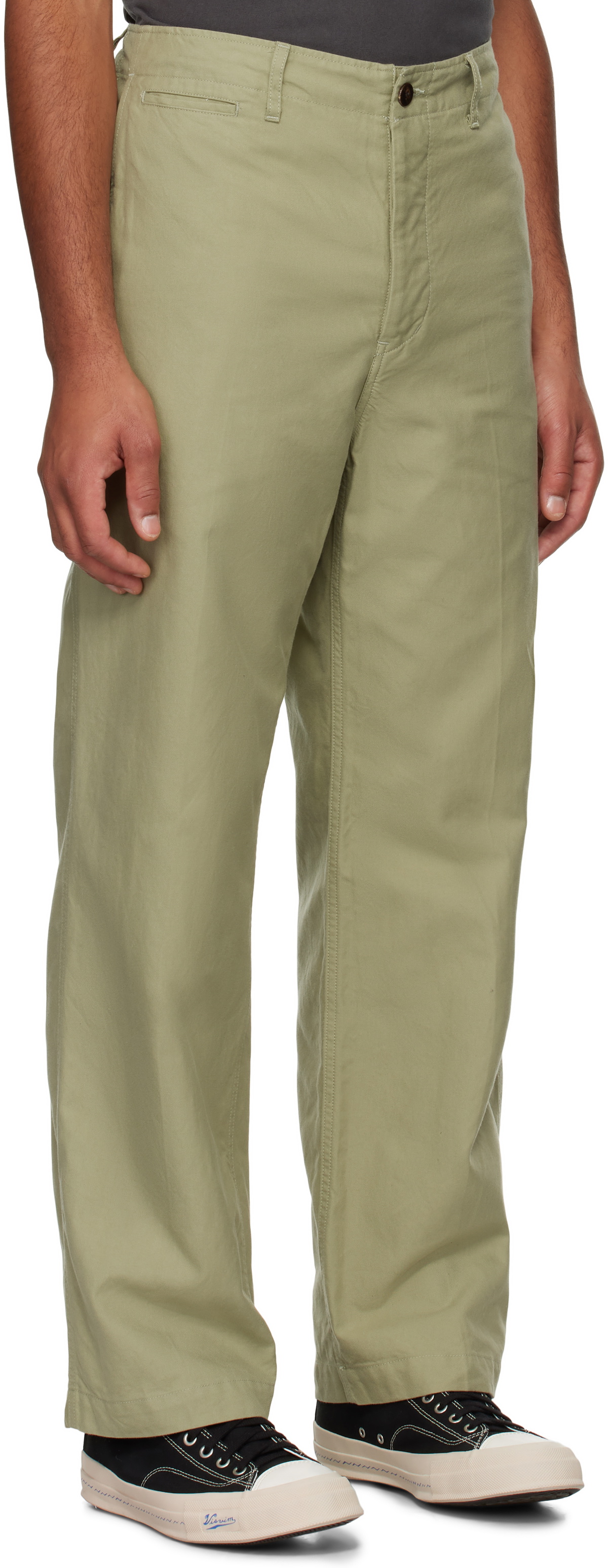VISVIM　22AW FIELD CHINO PANTS LT.GREEN 3 visvim Green Field Chino Trousers Visvim