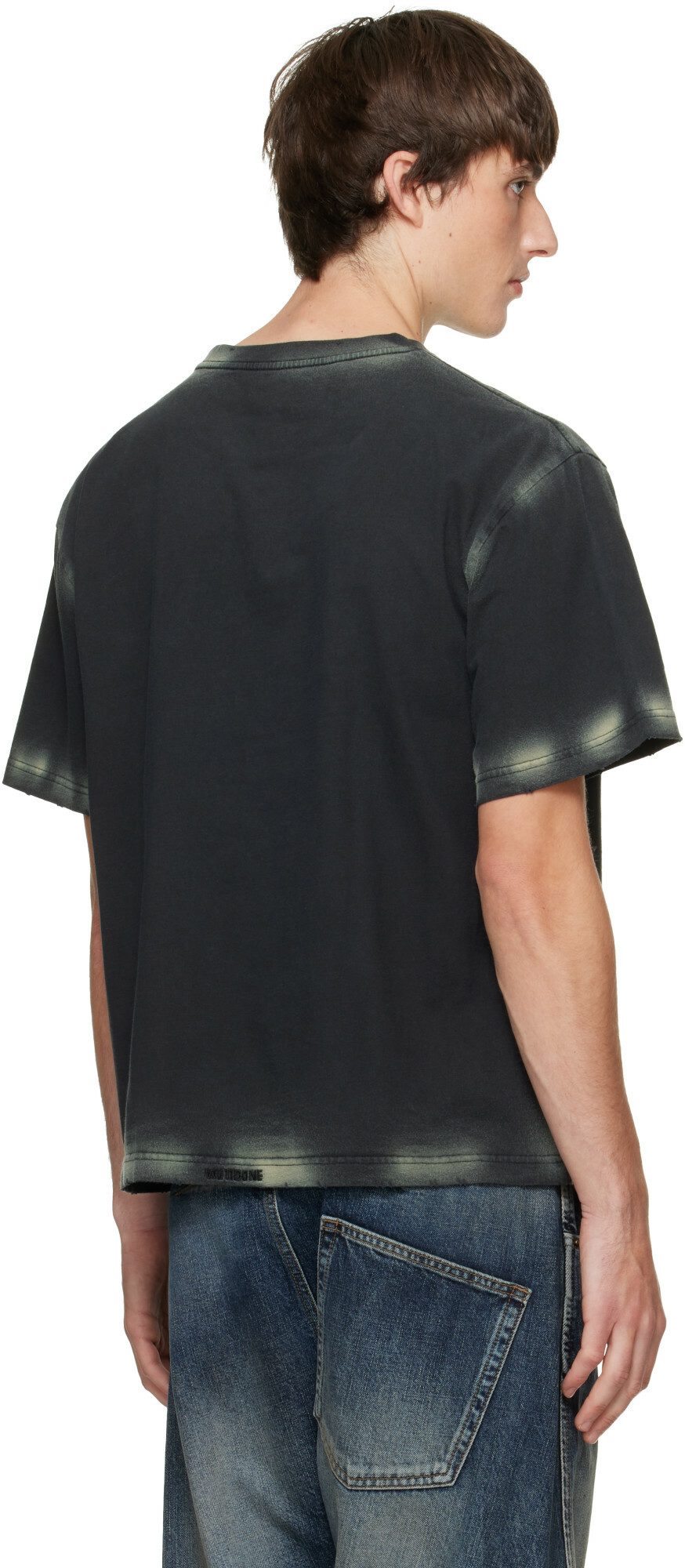 We11done Gray Anniversary Teddy T-shirt