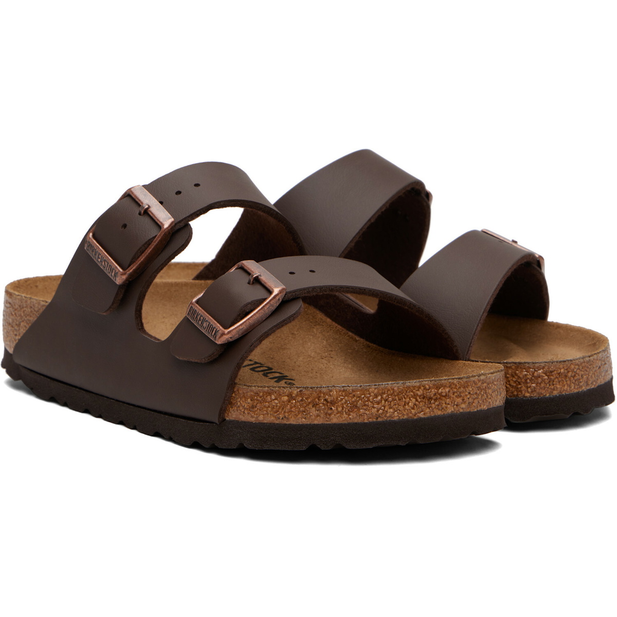 Birkenstock Brown Regular Arizona Birko-Flor Sandals